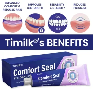 Alternative view of 🔥 LIMITED SPECIAL OFFER 🔥 Comfort Seal Pro Denture Adhesive🦷💜FDA Certified (Clinically Proven 96- Hour Lock Hold for Secure, Comfortable & Zinc-Free Denture Fit) (Copy)