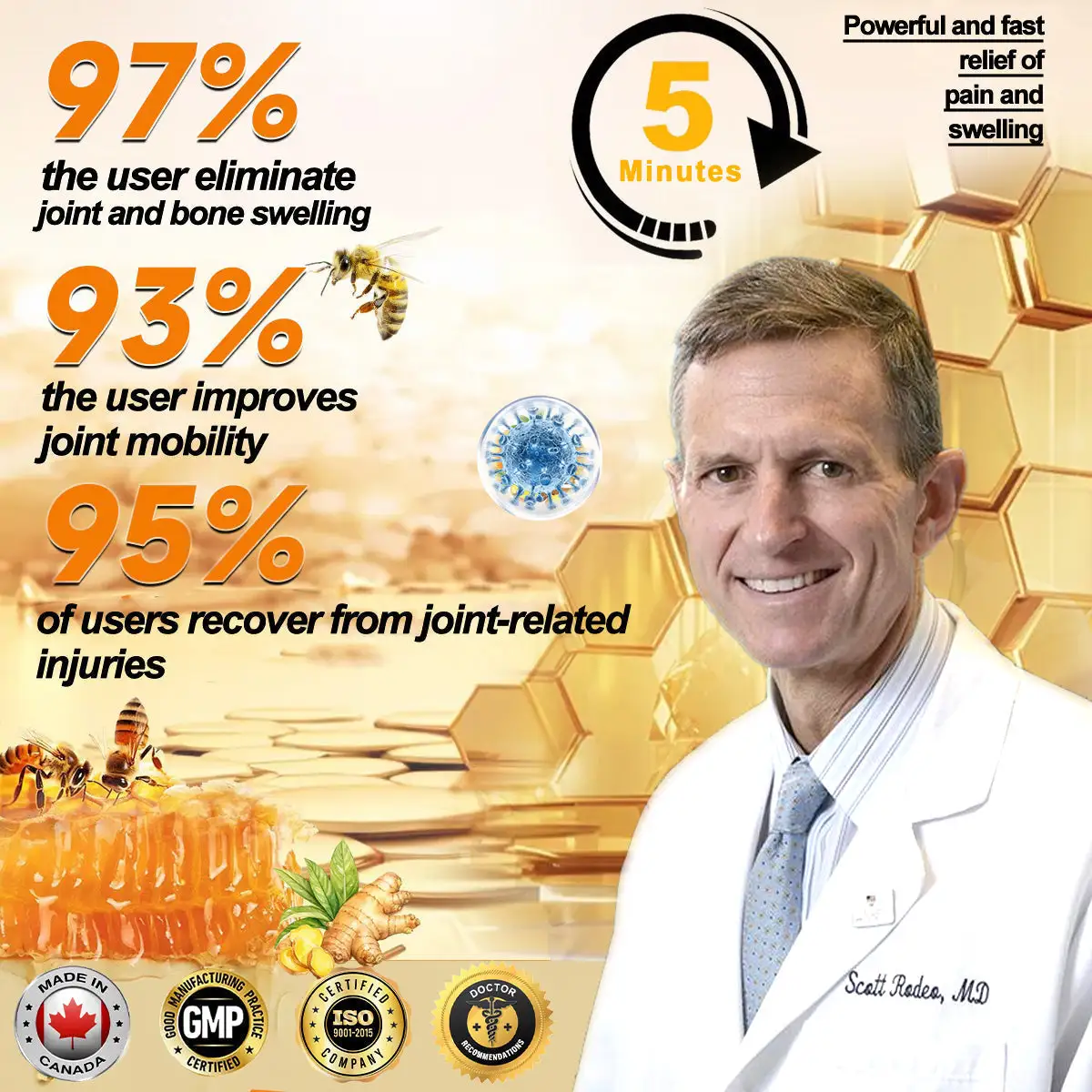 Botulinum Toxin & Bee Venom Pain-Relief Bone Healing Cream - Image 3
