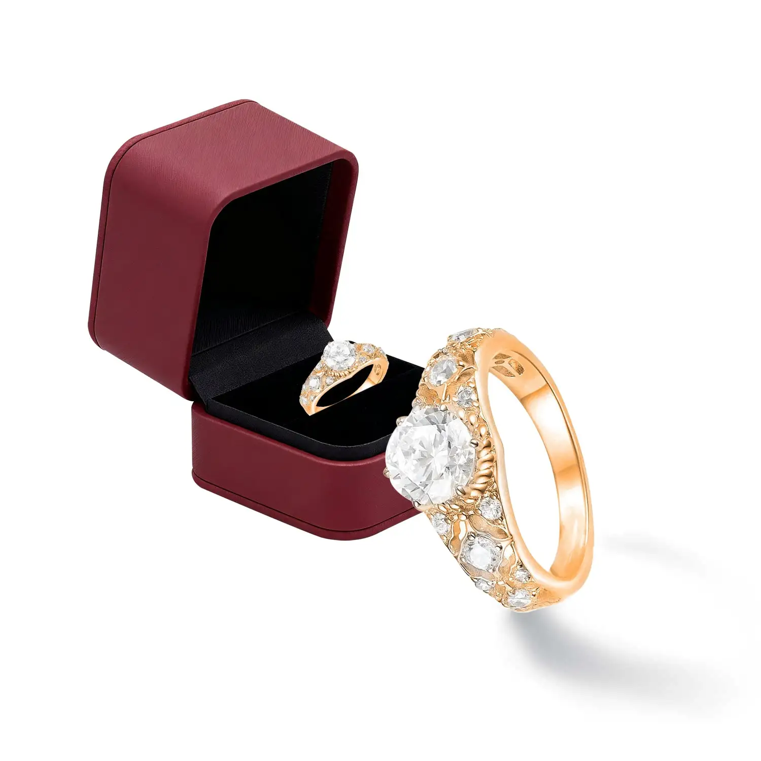 Magnetology Moissanite Diamond Ring - Image 15