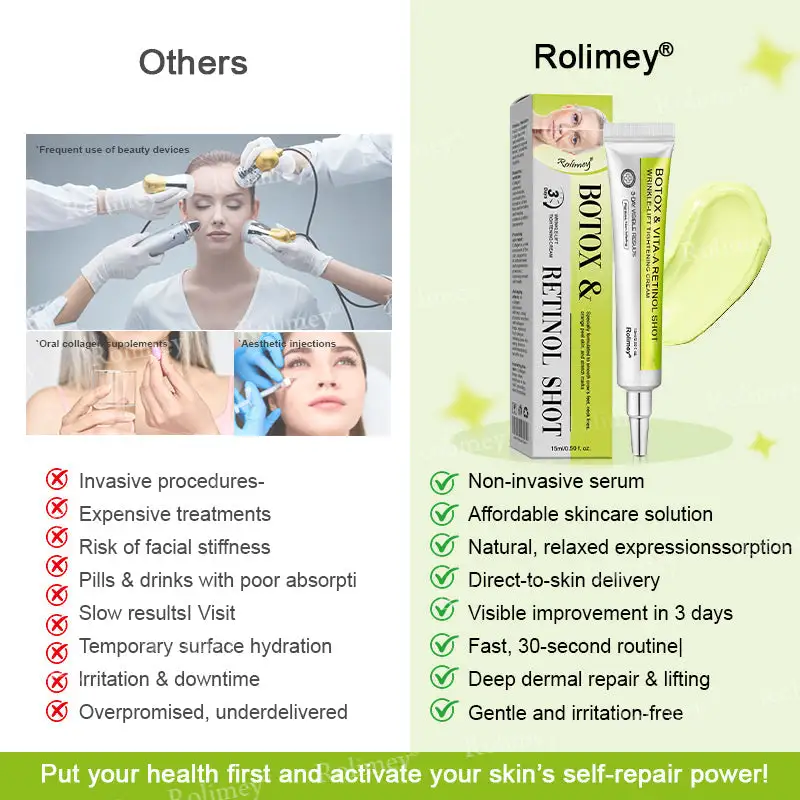 Botox & Vita-A Retinol Shot Wrinkle-Lift Tightening cream - Last Day Promotion 50% OFF - Image 2