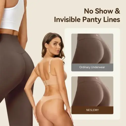 NESLEMY Camel Toe Cover Thongs for Women - Image 5