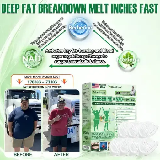 Moringa Berberine NAD 𝟏𝟎-𝐢𝐧-𝟏 𝐀𝐝𝐯𝐚𝐧𝐜𝐞𝐝 𝐍𝐚𝐧𝐨 𝐌𝐢𝐜𝐫𝐨𝐧𝐞𝐞𝐝𝐥𝐞 𝐏𝐚𝐭𝐜𝐡 - Image 9