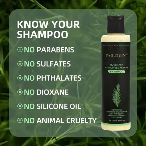 Organic Rosemary Hair Growth Shampoo - Image 3