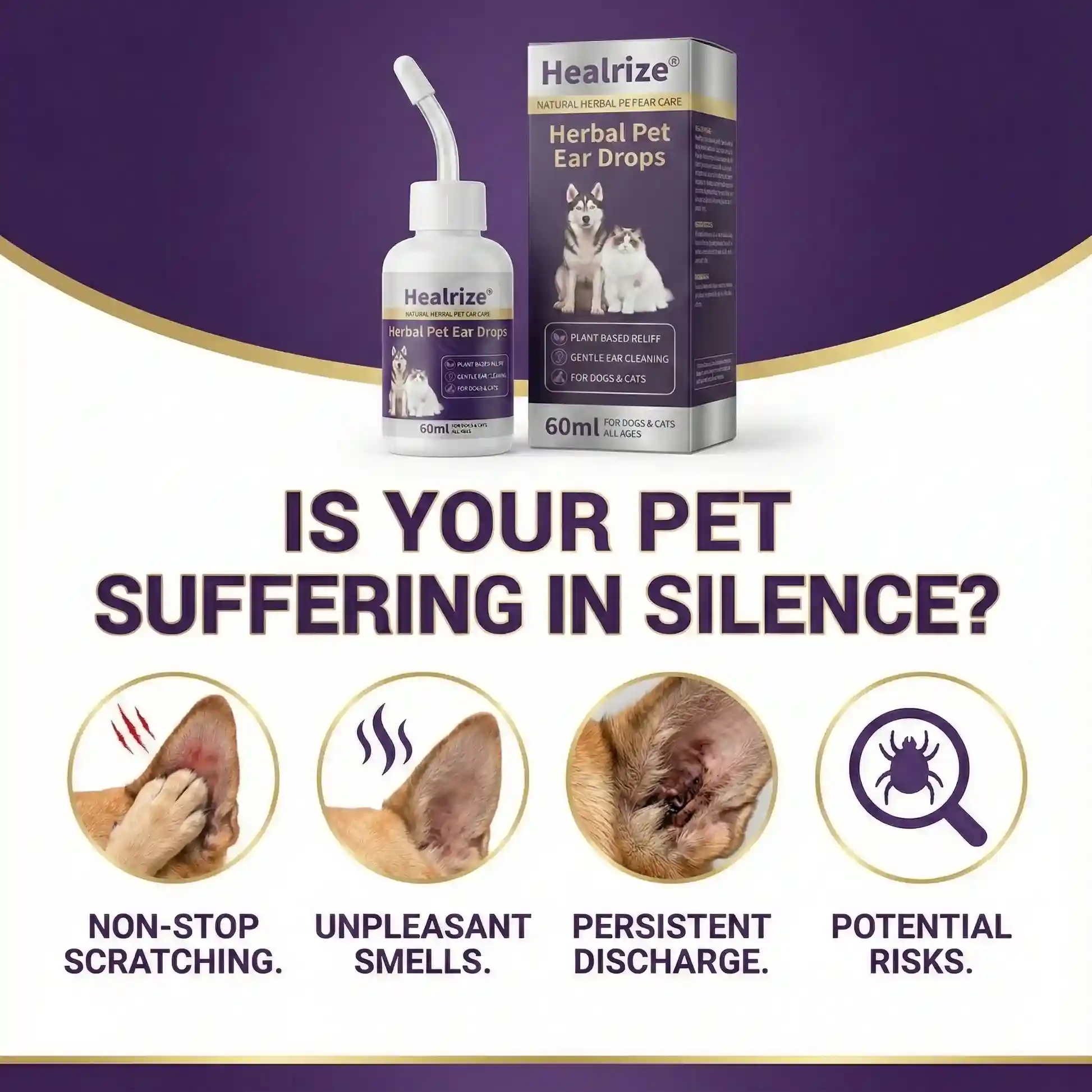 Best Seller🔥 Herbal Pet Ear Drops🎉Special limited-time discount - Image 6