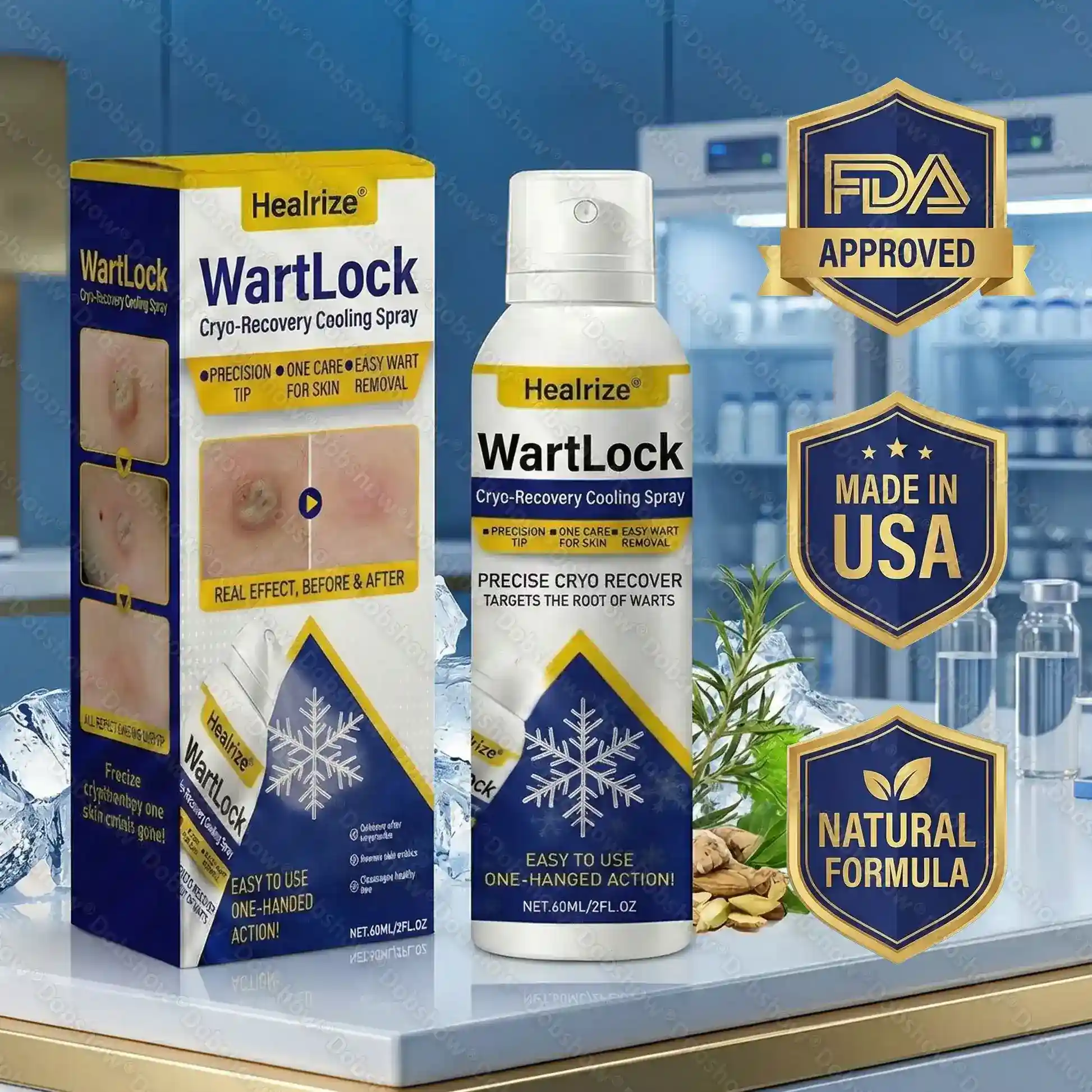 ๐ฅ๐๐๐ง๐๐ ๐๐ฅ๐๐๐๐๐ก ๐๐๐๐๐ง๐จ | WartLock Cryo-Recovery Cooling Spray