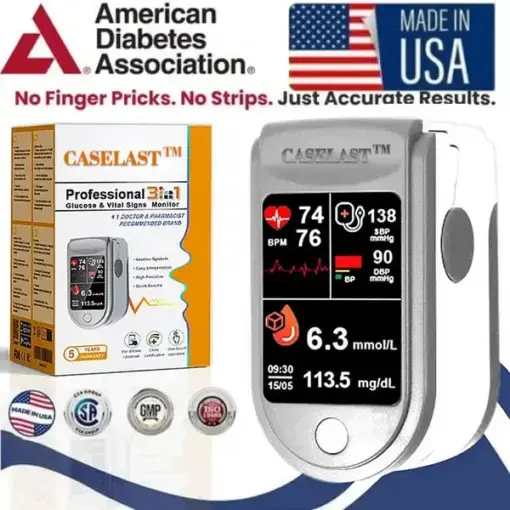 Develops Newly Launched Non-Invasive Smart Glucose Meter made in the USALimited stock available