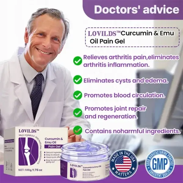 LAST DAY SALE – 80% OFF Curcumin & Emu Oil Pain Gel – Backed by US Osteopathic Experts - Image 2