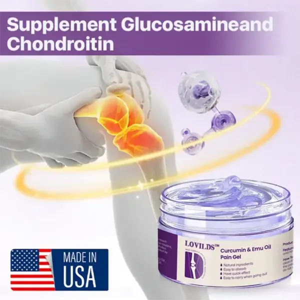 (🔥LAST DAY SALE – 80% OFF) Curcumin & Emu Oil Pain Gel – 🏥Backed by US Osteopathic Experts - Image 3