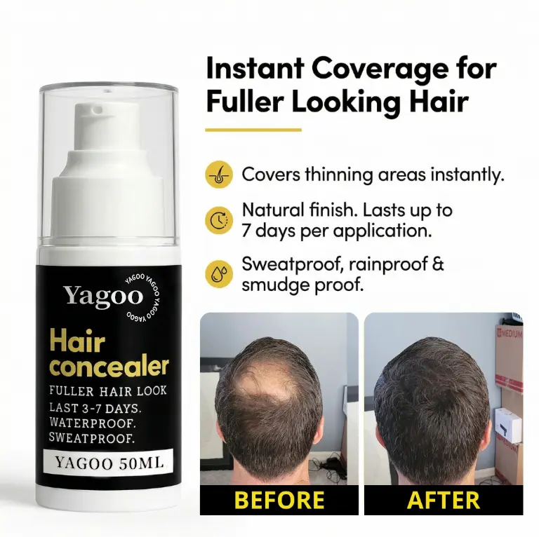 Yagoo Hair Concealer 50ML - Waterproof 3–7 days. - Image 3