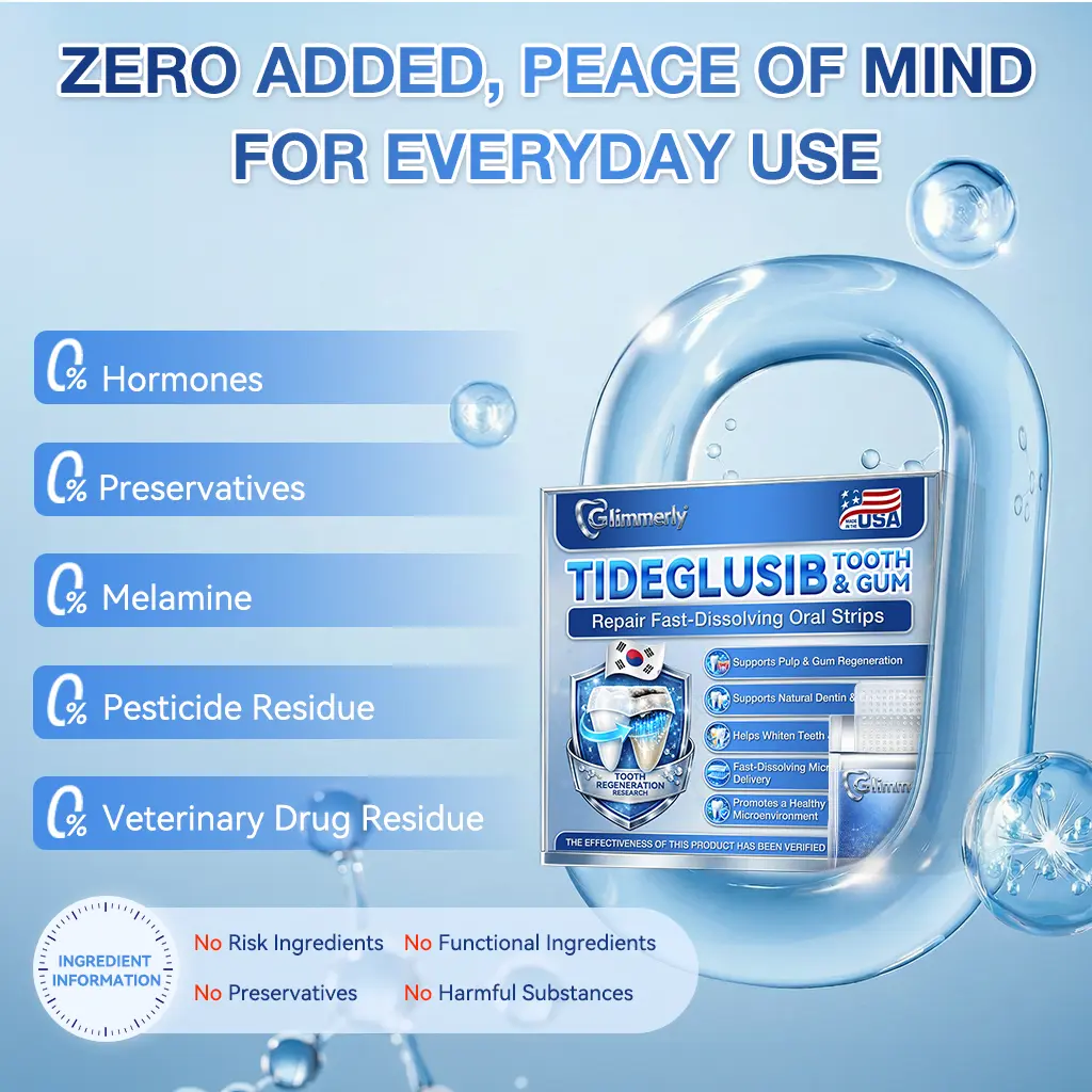 Tideglusib Fast‑Dissolving Tooth & Gum Repair Oral Strips - Image 15