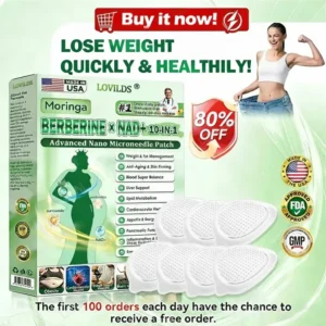 🍀𝐎𝐟𝐟𝐢𝐜𝐢𝐚𝐥 𝐒𝐭𝐨𝐫𝐞 🇺🇸 Moringa·Berberine × NAD+ 10-in-1 Nano Microneedle Patch
