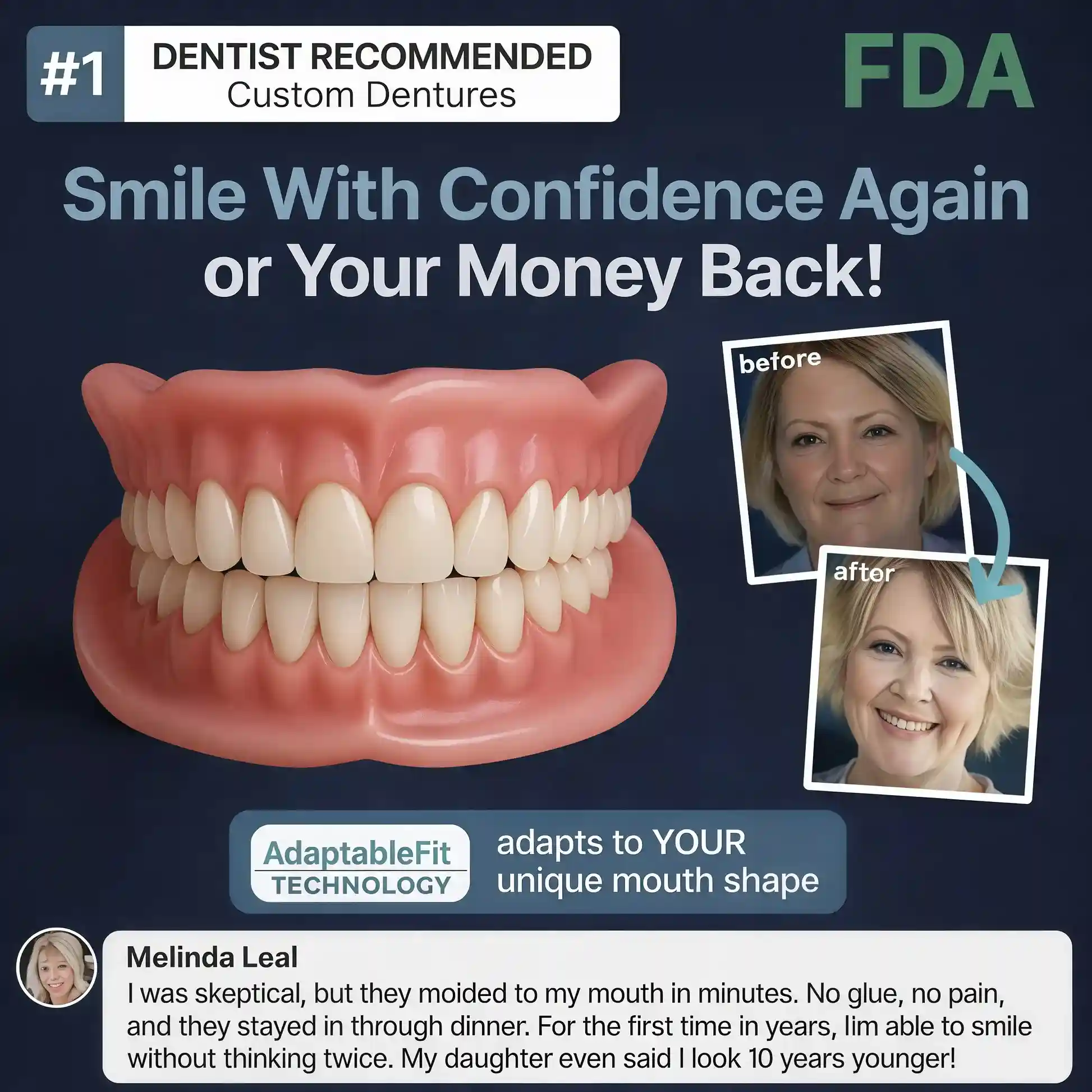 Medical Full Denture with Strong Suctiond - Image 8