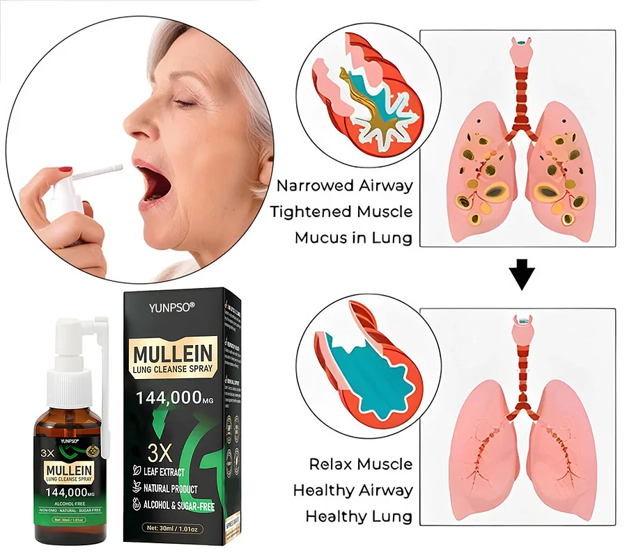 3X Concentrated Mullein Lung Cleanse Spray - Image 6