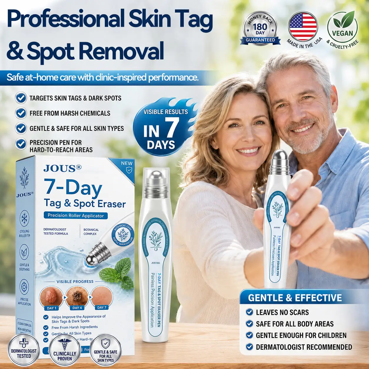 𝐔𝐩𝐠𝐫𝐚𝐝𝐞𝐝 𝟕-𝐃𝐚𝐲 𝐓𝐚𝐠 & 𝐒𝐩𝐨𝐭 𝐄𝐫𝐚𝐬𝐞𝐫 𝐑𝐨𝐥𝐥𝐞𝐫 - 𝐀𝐝𝐯𝐚𝐧𝐜𝐞𝐝 𝐁𝐨𝐭𝐚𝐧𝐢𝐜𝐚𝐥 𝐒𝐤𝐢𝐧𝐜𝐚𝐫𝐞 𝐟𝐨𝐫 𝐁𝐥𝐞𝐦𝐢𝐬𝐡𝐞𝐬 𝐃𝐚𝐫𝐤 𝐒𝐩𝐨𝐭𝐬 & 𝐔𝐧𝐞𝐯𝐞𝐧-𝐋𝐨𝐨𝐤𝐢𝐧𝐠 𝐒𝐤𝐢𝐧
