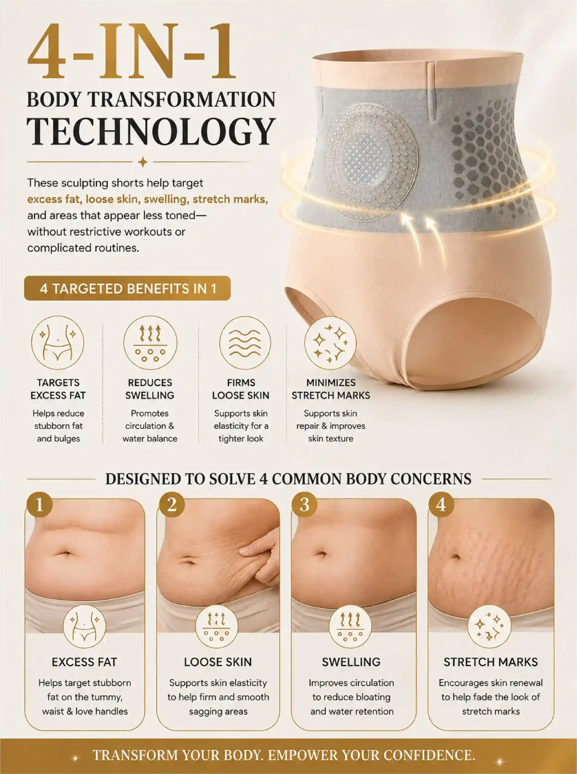 SilhouetteX Thermo Sculpting Shorts - Image 4