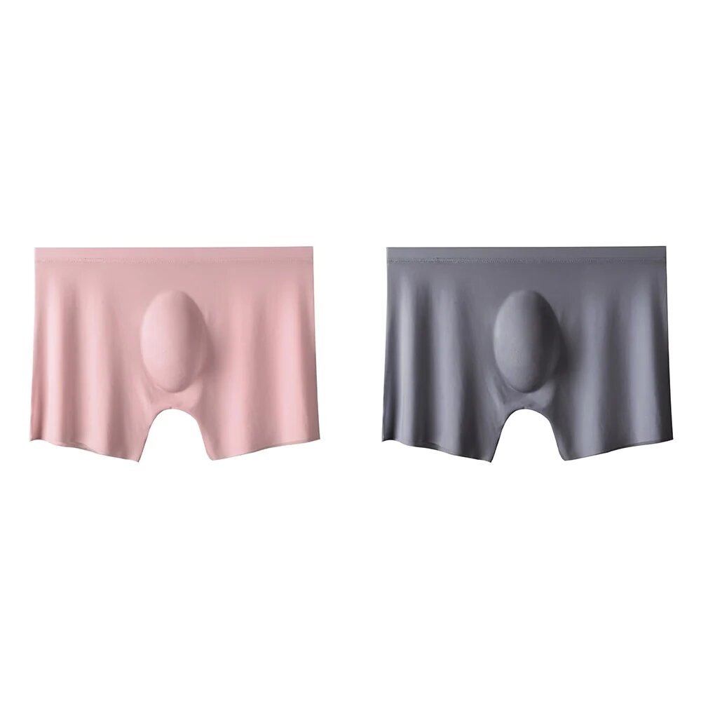2Pcs Mens Ice Silk Breathable Panties Underwear - Image 5
