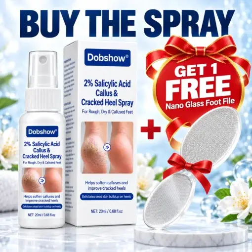 Medical-Grade 2% Salicylic Acid Callus & Cracked Heel Repair Spray